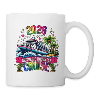 Family Trip Cruising Mother Daughter Cruise - Mug - white - Right