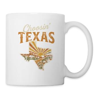 Choosing Texas Sunset - Tasse - Weiß - Rechts