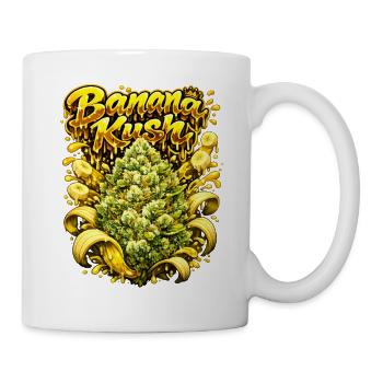 Gravure graffiti Banana Kush - Mug blanc - blanc - Droite