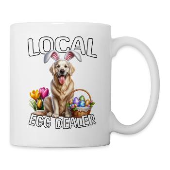 Local Egg Dealer Retriever - Tasse - Weiß - Rechts