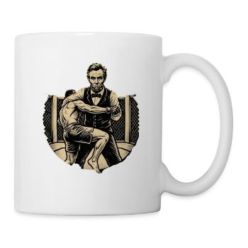 Abraham Lincoln MMA Fight Fighter USA - Mug - white - Right
