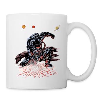 Télé-shirt Astronaut Punch Galaxy - Mug blanc - blanc - Droite
