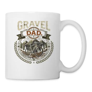 Gravel Dad Bike Dad Bike Adventure - Mug - white - Right