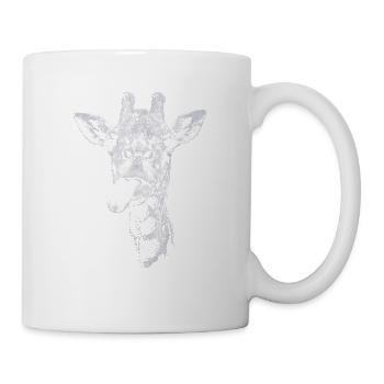 Girafe drôle à la langue - Mug blanc - blanc - Droite