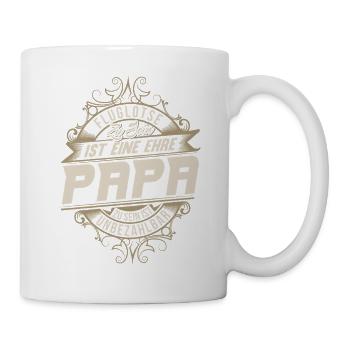 Fluglotse Papa - Tasse - Weiß - Rechts