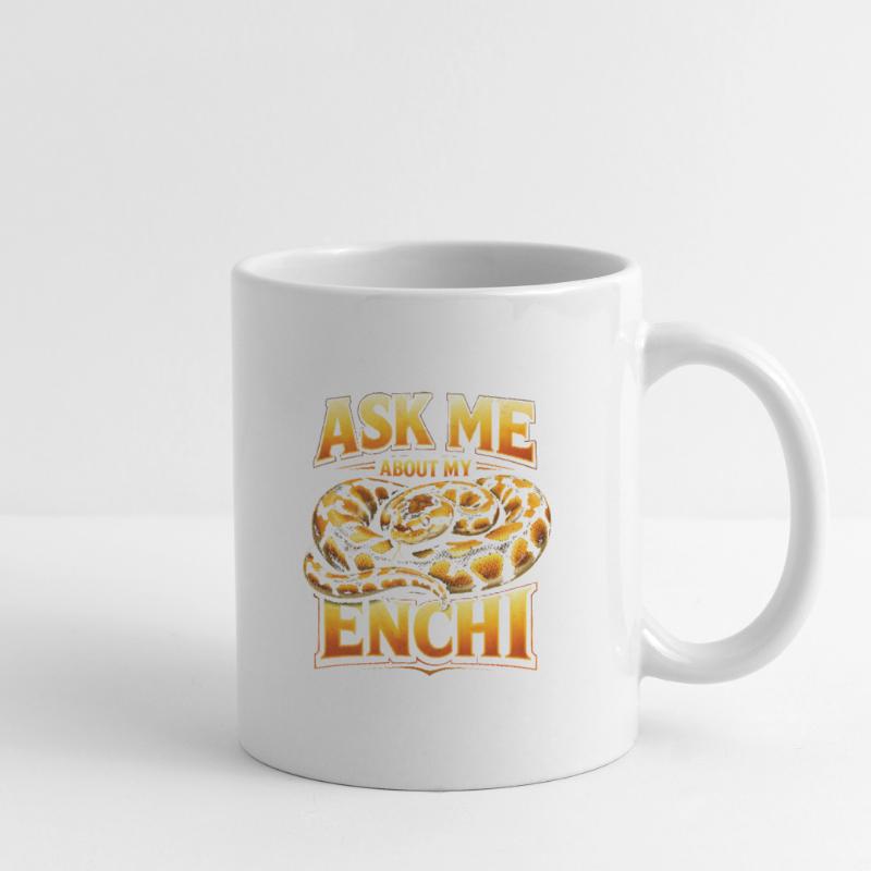 Demande-moi pour Enchi | Morphologie de Python Roi Mug blanc