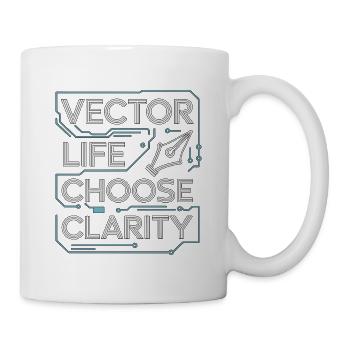 Logo Designer Vector Life Choose Brand Designer - Mug - white - Right