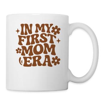 First Mother's Day Mom Gift Idea Family Groovy - Mug - white - Right