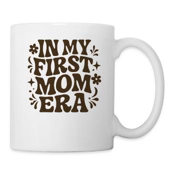 Erster Muttertag Mama Geschenkidee Familie Groovy - Tasse - Weiß - Rechts