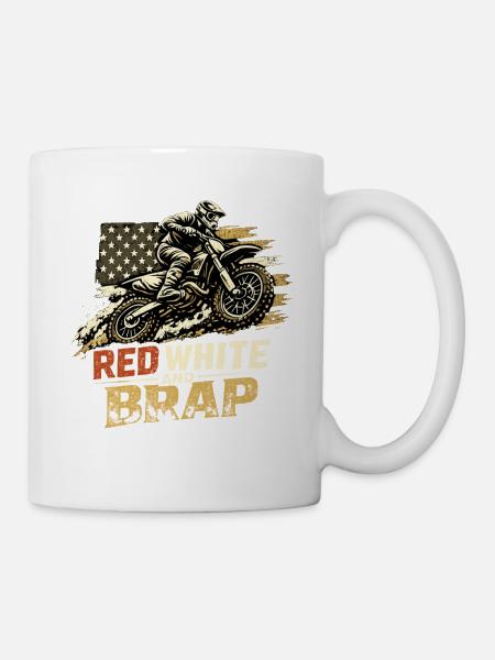 Red White Brap - Tasse - Weiß