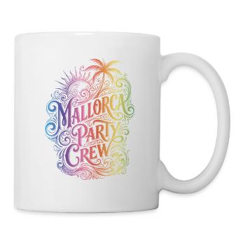 Diction haute en couleur de l’équipe de la fête de Majorque - Mug blanc - blanc - Droite