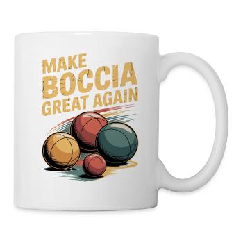 An ideal design for any bocce player who wants to play bowls. - Mug - white - Right