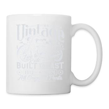 1976 Vintage Birthday Vintage Motorcycle Gift - Mug - white - Right