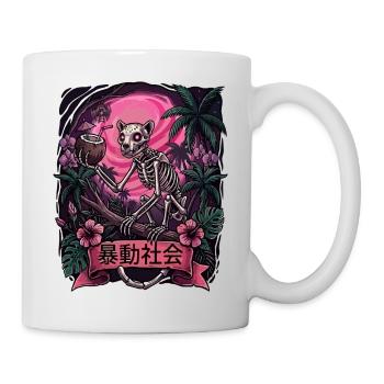 Tropical Skeleton Sunset - Mug - white - Right