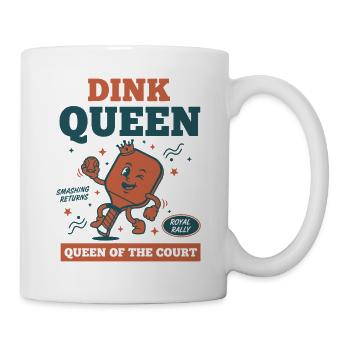 Joueuse de Pickleball Dink Queen Of The Court Queen Of The Court - Mug blanc - blanc - Droite