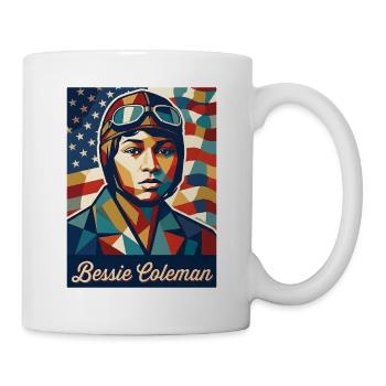 Bessie Coleman - Mug - white - Right