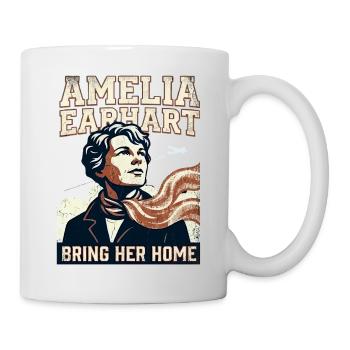 Amelia Earhart – Bring Her Home - Mug - white - Right