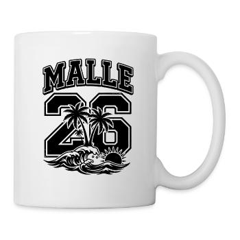 Malle 26 Trikot 2026 Mallorca - Tasse - Weiß - Rechts