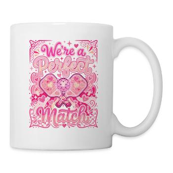 Perfektes Match Herzglanz - Tasse - Weiß - Rechts