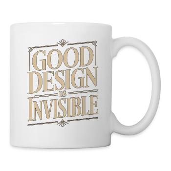 Logo Designer Good Design Is Digital Designer - Tasse - Weiß - Rechts