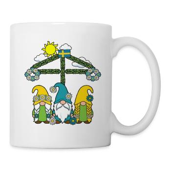 Litha Pagan: Sommersonnenwende, Mittsommer, Mittsommer, Mittsommer. - Tasse - Weiß - Rechts
