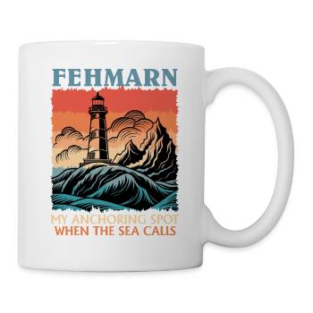 Sailor FEHMARN MY ANCHORING SPOT Funny - Mug - white - Right