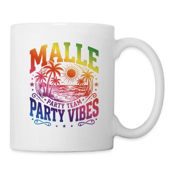 Ambiance de fête Malle - Mug blanc - blanc - Droite
