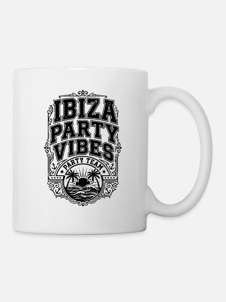 Ibiza Party Vibes - Tasse - Weiß