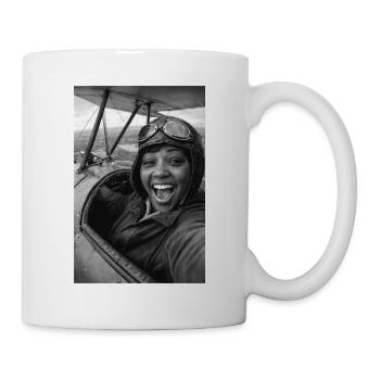 Bessie Coleman Selfie  - Tasse - Weiß - Rechts