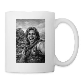 Alexander the Great Portrait Selfie - Mug - white - Right