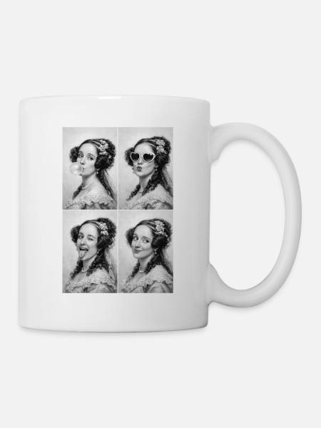 Ada Lovelace Collage - Tasse - Weiß