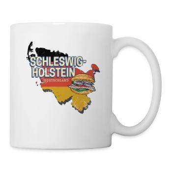 Schleswig-Holstein Deutschland Bundesland Souvenir - Tasse - Weiß - Rechts