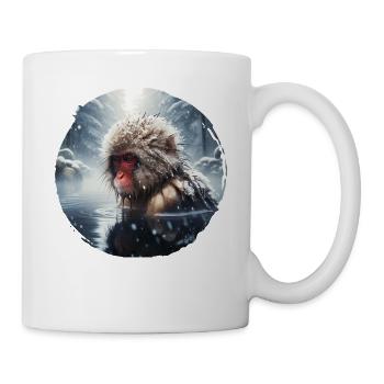Japanmakak Japanese Macaque - Mug - white - Right