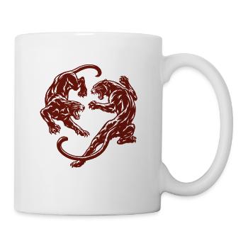 Cercle des Panthères – Combat des Ombres - Mug blanc - blanc - Droite