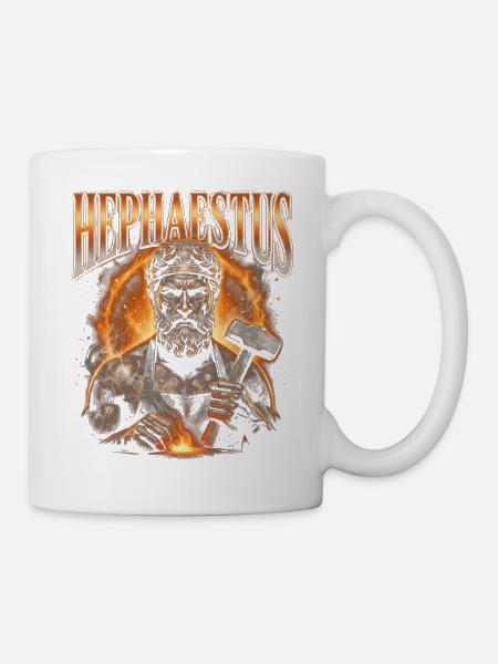Hephaestus Schmiedekunst - Tasse - Weiß