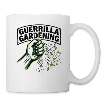 Pouvoir de jardinage guérilla - Mug blanc - blanc - Droite