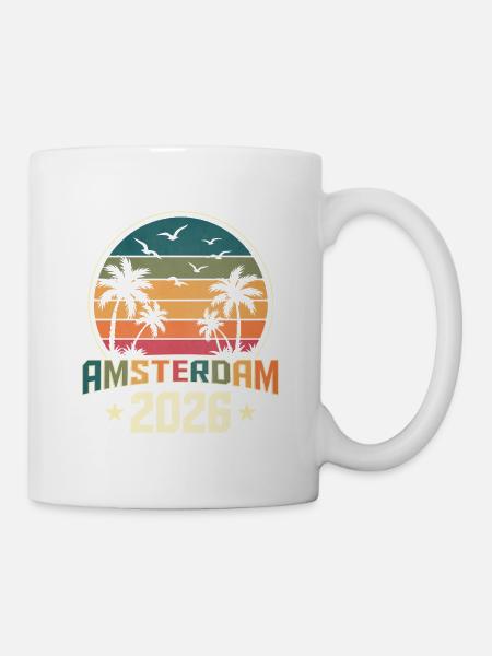 Amsterdam 2026 - Tasse - Weiß