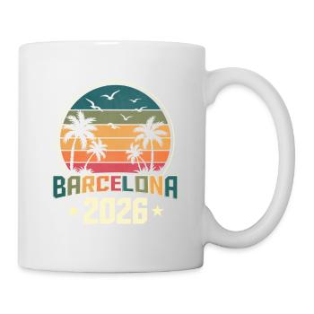 Barcelona 2026 - Tasse - Weiß - Rechts