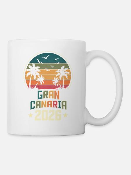 Gran Canaria 2026 - Tasse - Weiß