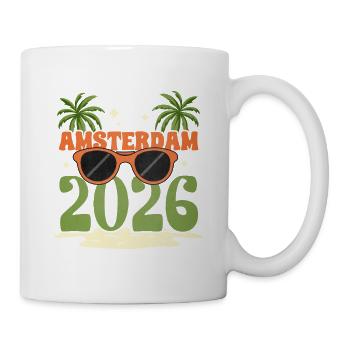 Amsterdam 2026 - Tasse - Weiß - Rechts