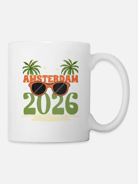 Amsterdam 2026 - Tasse - Weiß