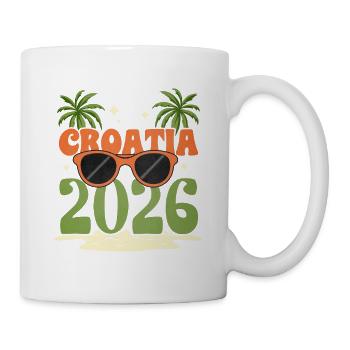 Croatia 2026 - Tasse - Weiß - Rechts