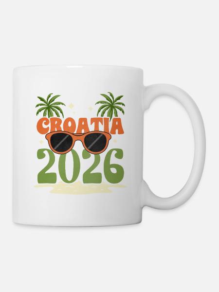 Croatia 2026 - Tasse - Weiß