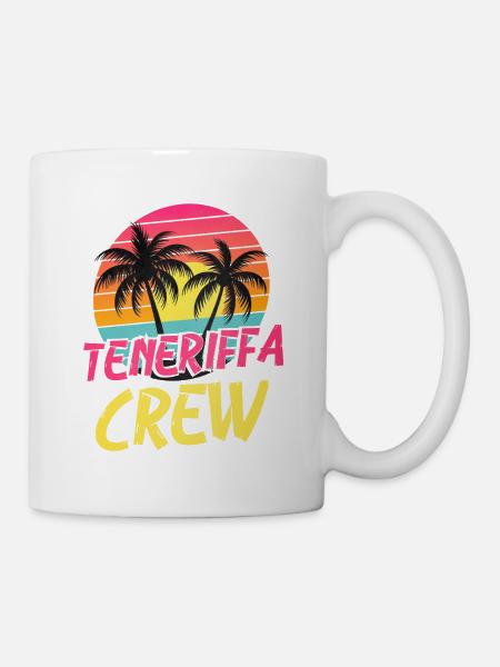 Teneriffa Crew - Tasse - Weiß