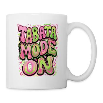 Tabata Mode On HIIT Fitness Retro - Tasse - Weiß - Rechts