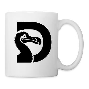 D Dodo Alphabet Animal Lover Plus drôle - Mug blanc - blanc - Droite