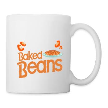 J’aime vraiment les haricots cuits - Mug blanc - blanc - Droite