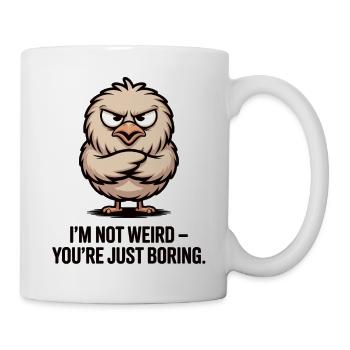 T-shirt sarcastique Bird Statement - Mug blanc - blanc - Droite
