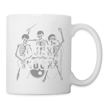 Groupe Squelette Punk Rock - Mug blanc - blanc - Droite
