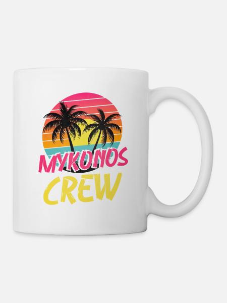Mykonos Crew - Tasse - Weiß